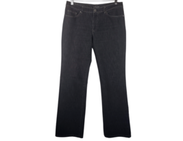 ELIE TAHARI Dark Gray Nicola Casual Denim Classic Straight Leg Women Jeans Sz 10 - £46.60 GBP