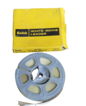 Vintage Kodak SP‑629 8 mm White Movie Film Leader – 50 ft Reel - $12.82