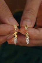 1.5 Ct Round D/VVS1 Diamond Stud Earrings 14K White Gold Over Screw Back Womens - £89.83 GBP