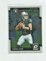 Derek Carr (Oakland Raiders) 2017 Panini Donruss Optic Football Card #48 - £3.98 GBP