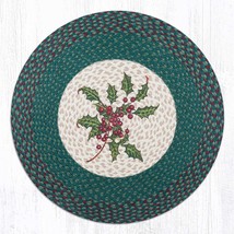Earth Rugs RP-508 Holly Round Patch 27&quot; x 27&quot; - £39.56 GBP