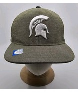 Michigan State Spartans Hat Cap Adjustable Logo Green Russell - €16,09 EUR