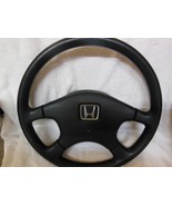 1990-1991 HONDA ACCORD STEERING WHEEL FACTORY OE HONDA PART COLOR BLACK - $161.66 CAD