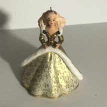 Vintage Hallmark Holiday Barbie Christmas Decoration Holiday Ornament XM1 - $9.89