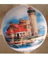 Cabinet Knobs W/ Lighthouse Old Macinak  MI - $5.44