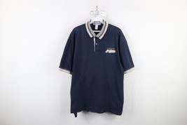 Vtg 90s Russell Athletic Mens XL Faded Spell Out Cleveland Indians Baseball Polo - £30.57 GBP