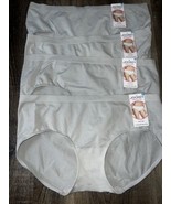 Jockey 4-Pair Womens Hipster Underwear Panties Nylon Blend Smooth Shine ... - £25.84 GBP