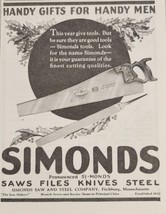 1925 Print Ad Simonds Saws,Files,Knives Simonds Saw &amp; Steel Co. Fitchburg,MA - £11.26 GBP