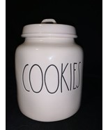 Rae Dunn &quot;COOKIES&quot; Jar Artisan Collection Cookie Canister With Lid - £18.99 GBP