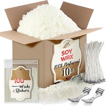 Soy Candle Wax for Candle Making Natural Soy Wax for Candle Making 10 lb... - $994.01 MXN