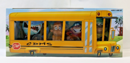 Cartoon Network My Gym Partner&#39;s A Monkey character figurine School Bus (NEW) CN - £92.14 GBP