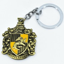Harry Potter Wizarding World Hufflepuff House Shield Keychain Key Chain ... - £11.04 GBP