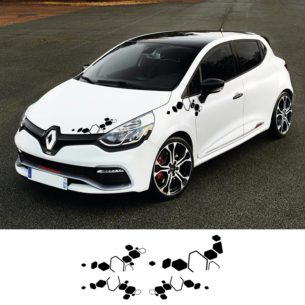 4PCS Car Body Stickers For Renault Clio 1 2 3 4 5 IV RS V Style Graphics Vinyl - £11.54 GBP+