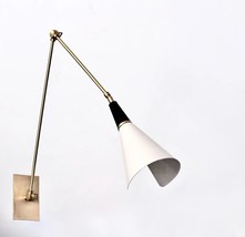 Brass Wall Lamp, Handmade Vintage Inspired SCICCOSO Brass Wall Lamp, Handcrafted - £192.05 GBP