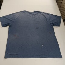 Carhartt K87 Loose Men's Blue Cotton Blend Short Sleeve Distressed T-Shirt 2XL image 15