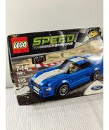 NEW LEGO 75871 Speed Champions Ford Mustang GT blue white race car build... - $99.00