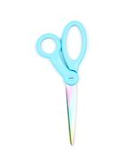Yoobi 8&quot; Comfort Grip Stainless Steel Scissors Light Blue Handle - $246.11 MXN