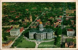 Denver Colorado Aerial State House Capitol Unposted 1915-1930 Vintage Postcard - £7.51 GBP