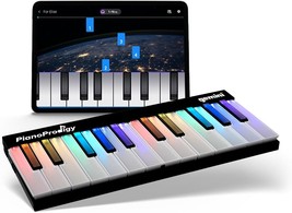 Gemini Sound Pianoprodigy: 24-Key Light-Up Wireless Midi Keyboard | Must Connect - £79.26 GBP