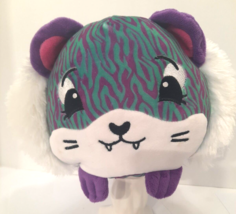 PikMi Pops 7&quot; Purple &amp; Teal JUNGLE TIGER Plush Stuffed Animal Squishy 2017 - $7.70