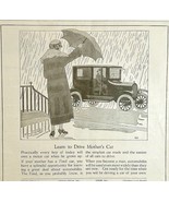 Antique 1924 Ford Closed Car XL Advertisement Automobilia Ephemera 14 x ... - €29,17 EUR