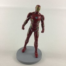 Disney Store Marvel Avengers Infinity War Iron Man PVC 4&quot; Figure Topper w Base - £13.11 GBP
