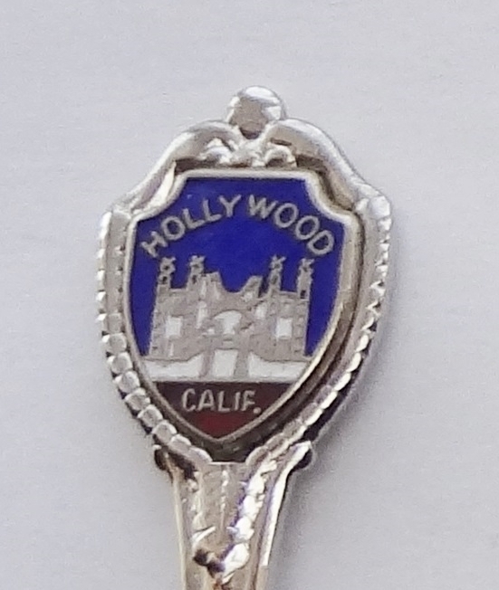 Collector Souvenir Spoon USA California L.A. Hollywood Graumans Chinese Theatre - $2.99
