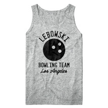 Big Lebowski Bowling Team Men&#39;s Tank Los Angeles Bowler Movie Comedy Dude - $24.50+