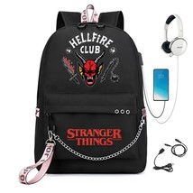 Stranger Things Season 4 Backpack Student School  Bag Youth Outdoor Travel Hi US - £108.52 GBP