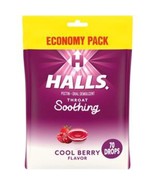 5 BAGS HALLS Throat Soothing (HALLS Breezers) Cool Berry Throat Drops 70... - $40.89 CAD