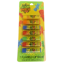 7pk Flavored Lip Balm SOUR PATCH Kids Party Pack Birthday Easter Holiday Sealed - £8.20 GBP
