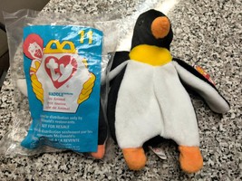 TY McDonald&#39;s Teenies and Beanie Babies Waddle The Penguin 2 Pc.Set  - £11.98 GBP