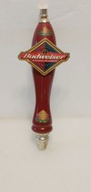 Rare Very Old Brass & Wood Budweiser Classic Draught 12.5" Draft Beer Tap Handle - $70.00