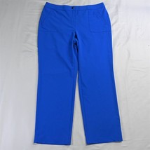 Weekends Chico&#39;s 2 Short / 12 Blue Slim Ankle Womens Athleisure Pants - £17.57 GBP