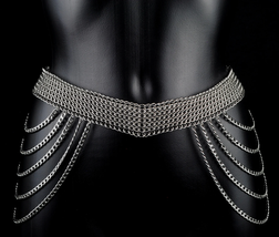Medieval Chain Belt lady armor costume for Roleplay and cosplay Hallowee... - $69.00