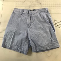 Polo Ralph Lauren Shorts Mens 35 Light Blue Knee Length Pockets Zip Fly ... - $14.84