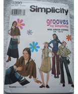 Simplicity Grooves Juniors Caplet Pants Skirt Bag Scarf Size 3/4 9/10 #9... - $10.96 CAD