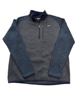 Patagonia Men&#39;s 1/4 Zip XL Pullover Better Sweater Long Sleeve Blue EUC - $44.54