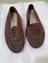 Eastland Classic II Handcrafted Oiled Leather Brown Women&#39;s Penny Loafers Sz 6 M - $32.73