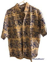 Rum Reggae Hawaiian Island Shirt 100% Cotton Ocean Short Sleeve Mens Siz... - £31.06 GBP