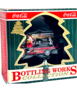 1997 Coca Cola Truck Ornament Holding a Bottle of Coke W/Santa&#39;s Ornament - $6.72 CAD