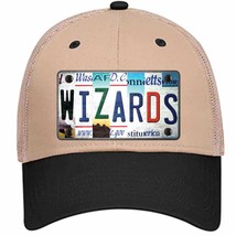 Wizards Strip Art Novelty Khaki Mesh License Plate Hat Tag - £22.90 GBP