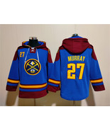 Men&#39;s Denver Nuggets #27 Jamal Murray Blue Red Lace-Up Pullover Hoodie - €64,81 EUR