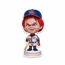 Chucky Doll Baseball Player Sticker Vinyl Decal Waterproof Child's Play ... - $4.50+