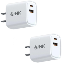 OLINK 20W USB C Charger, (2-Pack) Phone Charger Dual Port Compact Power Adapter - £21.57 GBP