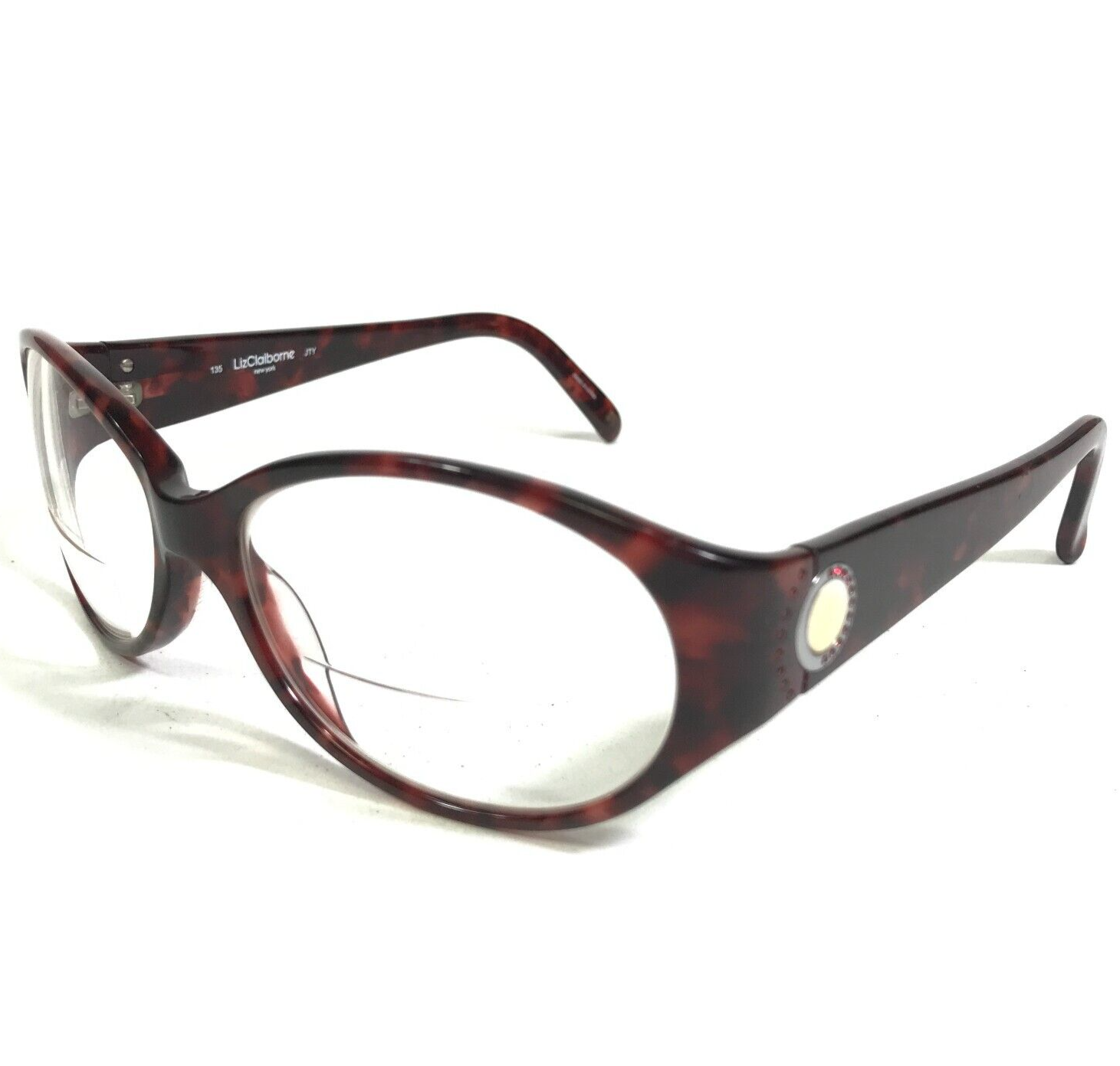Primary image for Liz Claiborne Eyeglasses Frames L514/S JTY Brown Tortoise Round 55-16-135