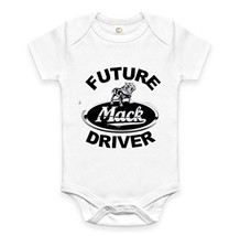 Rare New Future Mack Truck Driver Auto Moto Baby Boy Girl Clothes Cotton... - $19.92