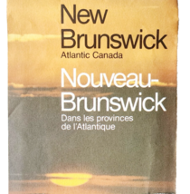 1980 New Brunswick Road Map Highways Tourism Folding Vintage 24&quot; x 23&quot; F10 - $551.07 MXN