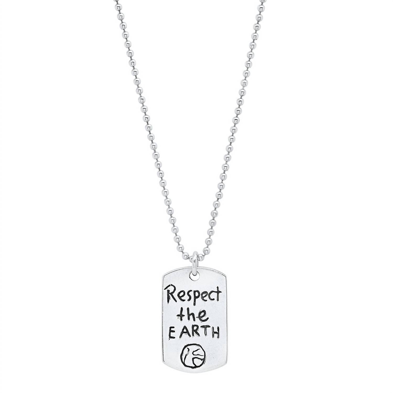 Jessica Elliot women's sterling "resolutions we can all keep" dogtags max