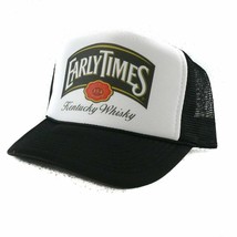 Early Times Kentucky Whiskey Hat Trucker Hat Mesh Hat Snap Back Hat Black - £19.70 GBP